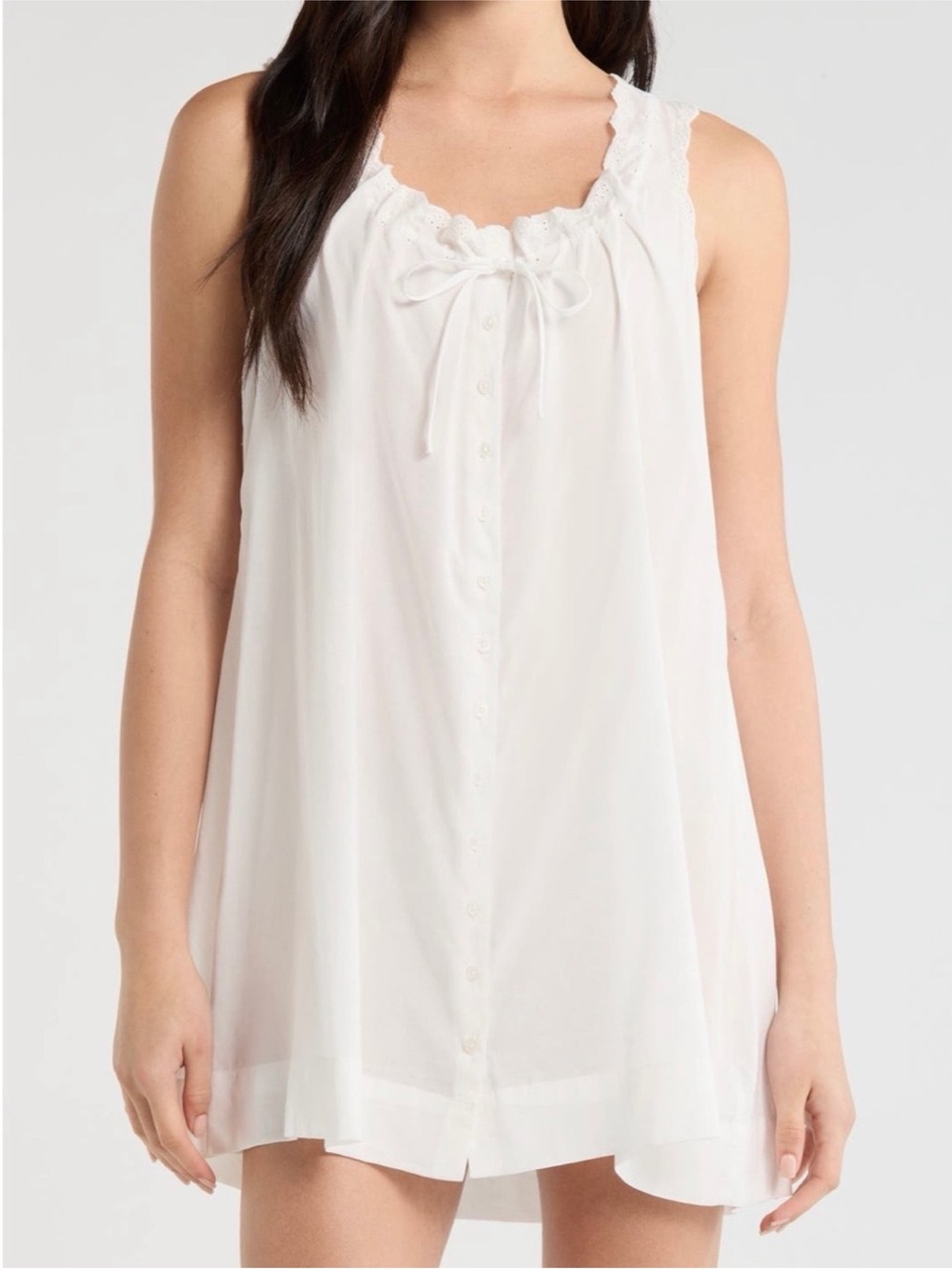 Reformation Holly Organic Cotton Blend Sleep Dress